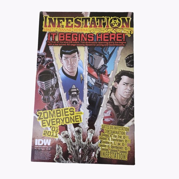 IDW Transformers Rising Storm #1 Variant Cover 2011 Comic Book Bagged Boarded - Picture 2 of 2